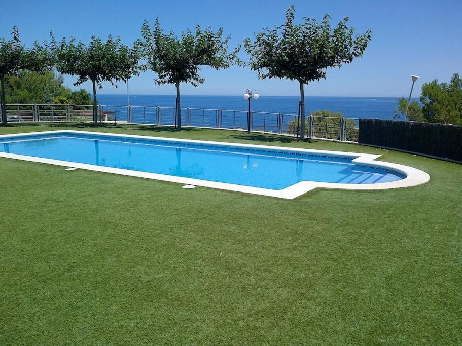 Residence Avec Piscine Face A La Mer, 1Ere Ligne Llança Exteriér fotografie